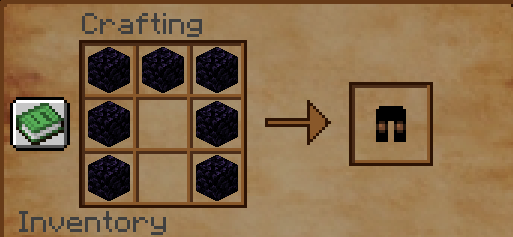 Obsidian armorit housut - resepti